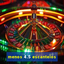 menos 4.5 escanteios